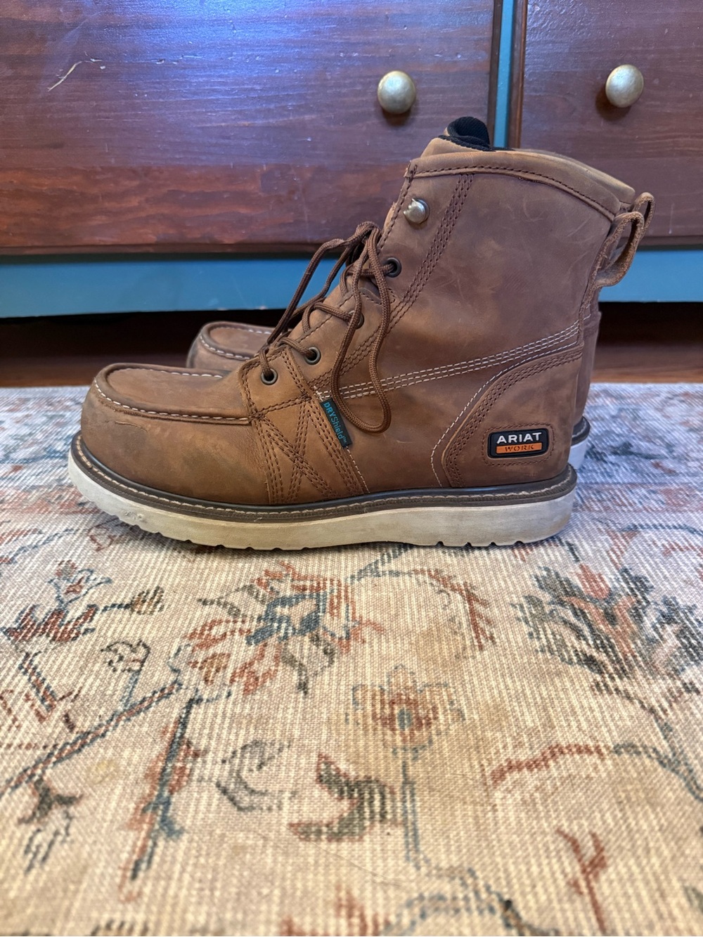 Ariat Lace-Up Moc Toe Work Boots